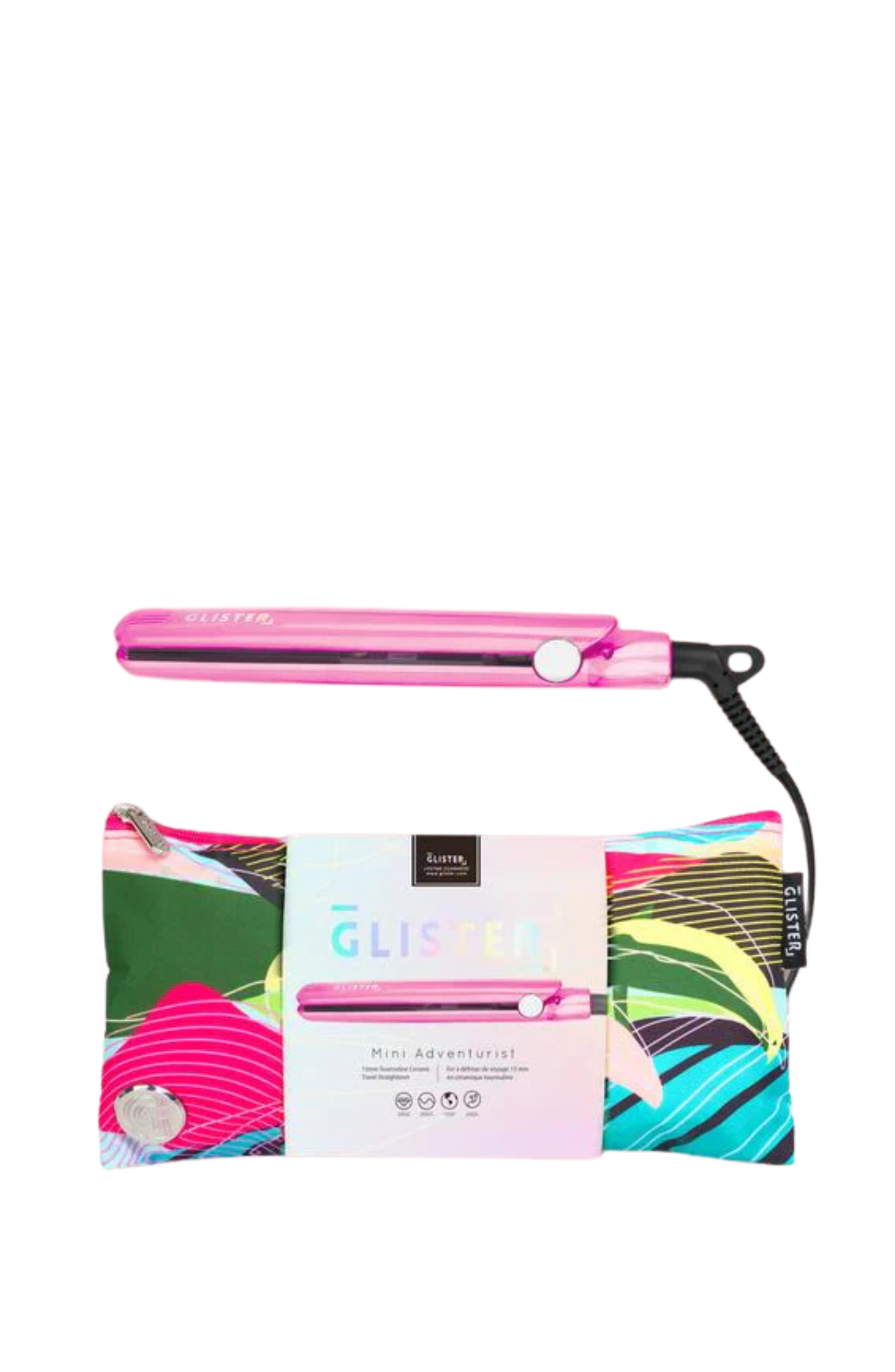 Mini Adventurist Flat Iron (WITH DESIGNER TRAVEL POUCH)
