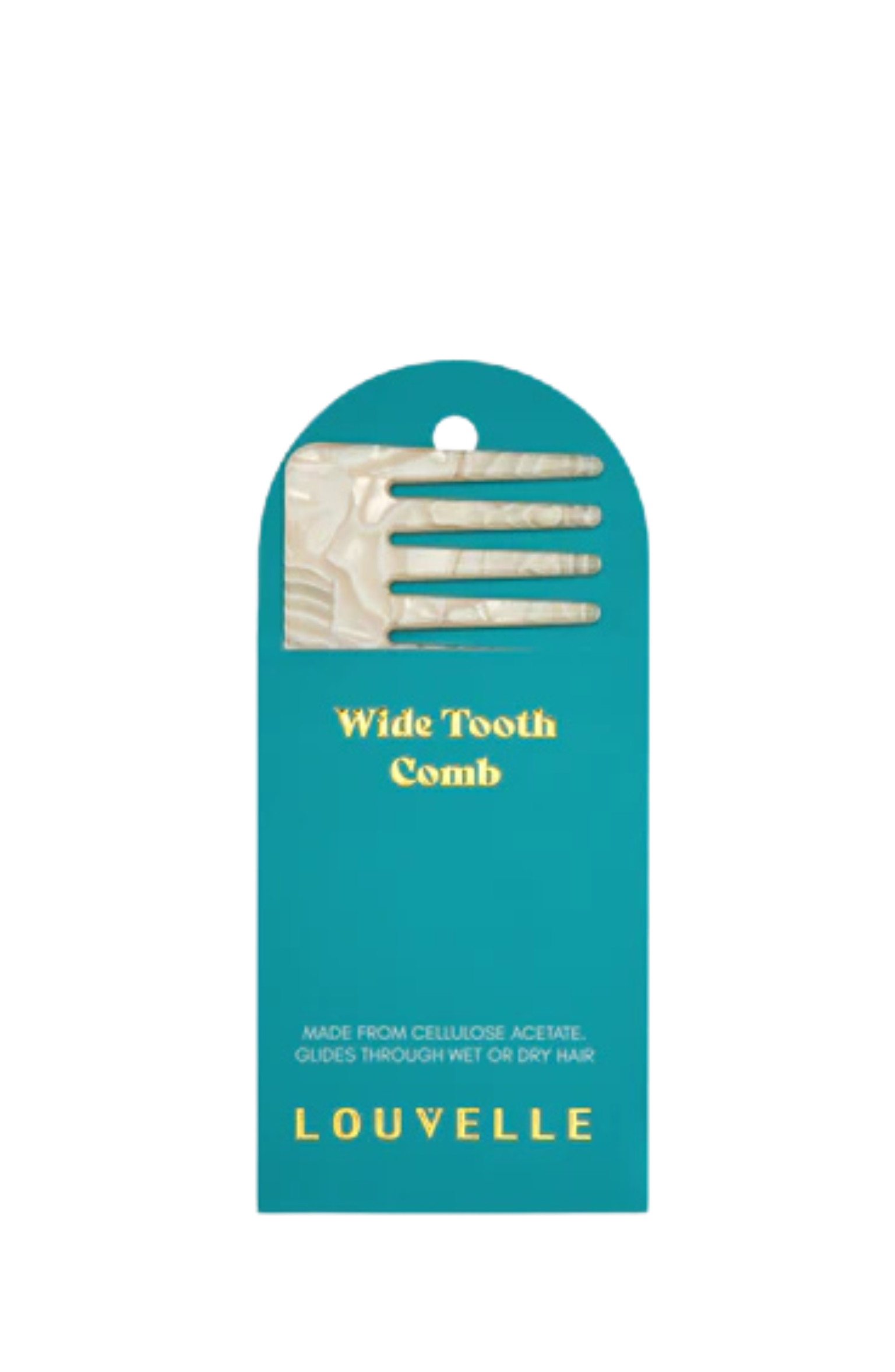 Wide Tooth Comb in Buttercream