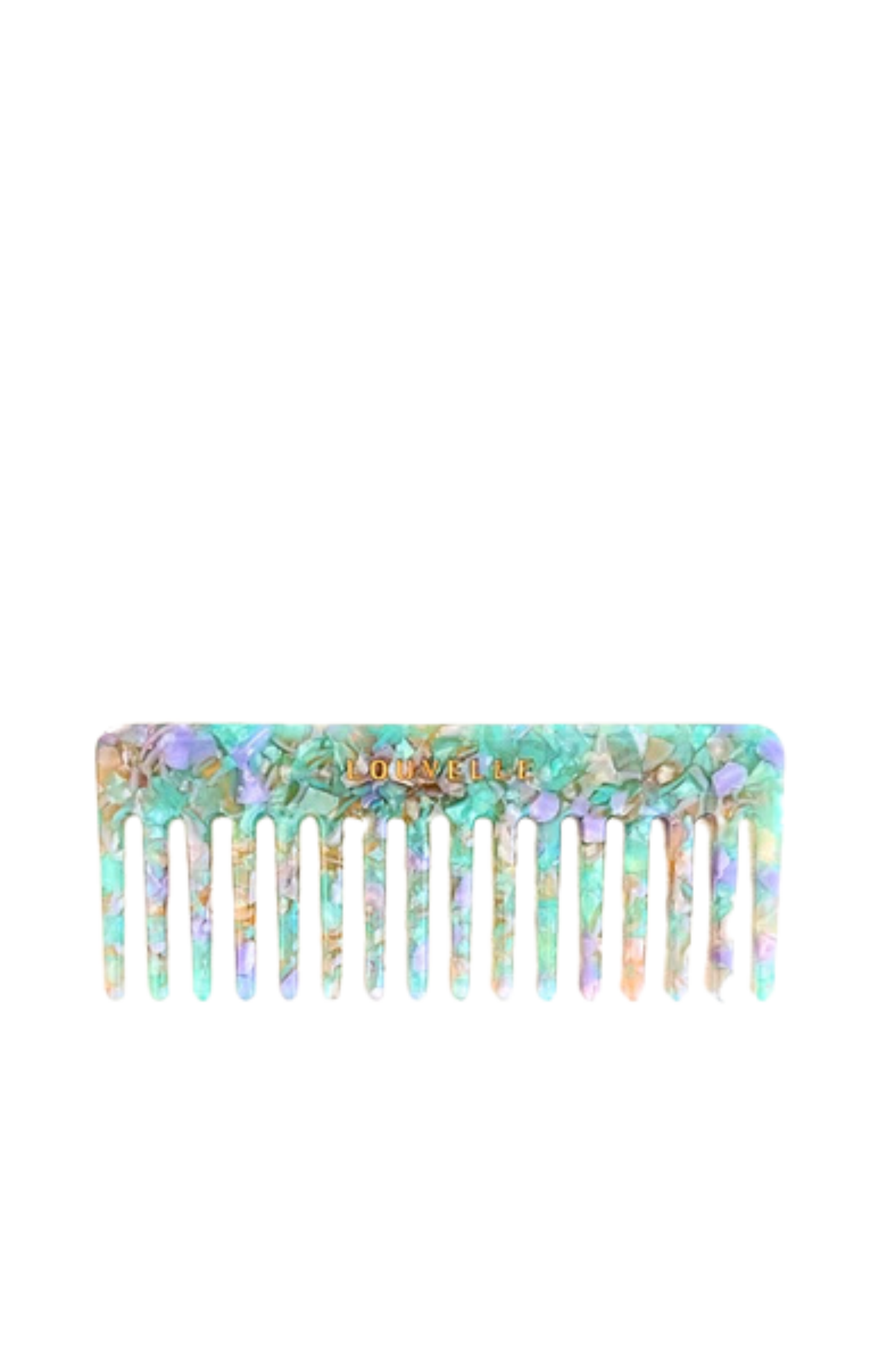 Wide Tooth Comb in Seafoam Green