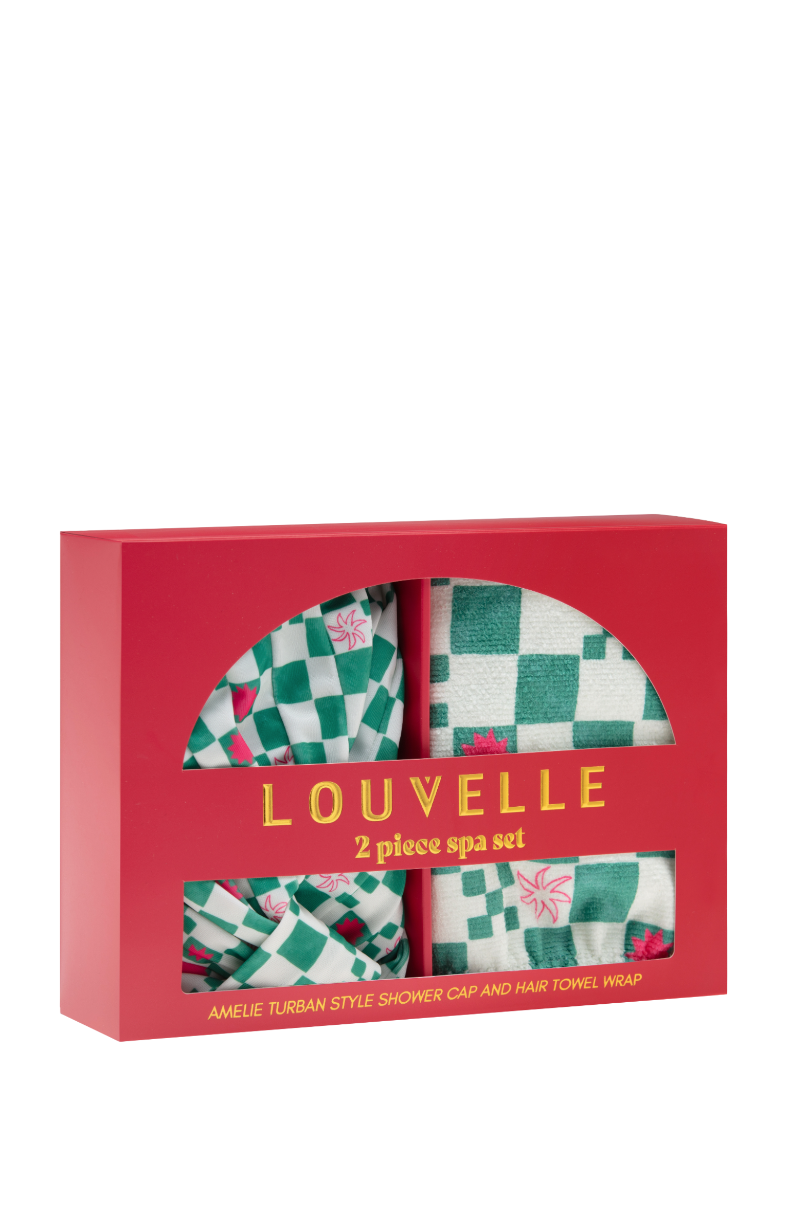 Green Check Spa Gift Set