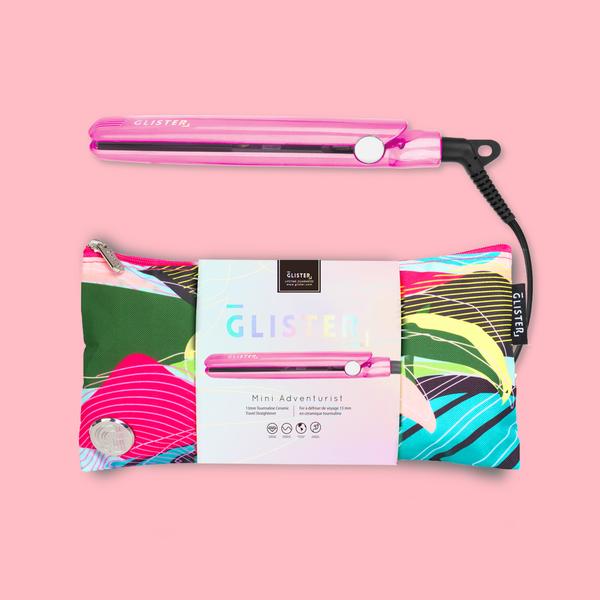 MINI ADVENTURIST FLAT IRON (WITH DESIGNER TRAVEL POUCH)