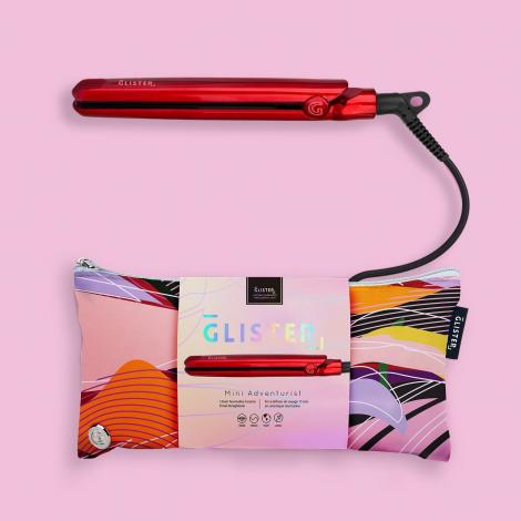 MINI ADVENTURIST FLAT IRON (WITH DESIGNER TRAVEL POUCH)